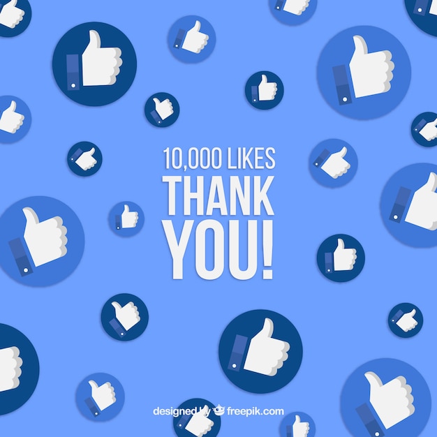 Fundo do facebook com ícones semelhantes Vetor grátis