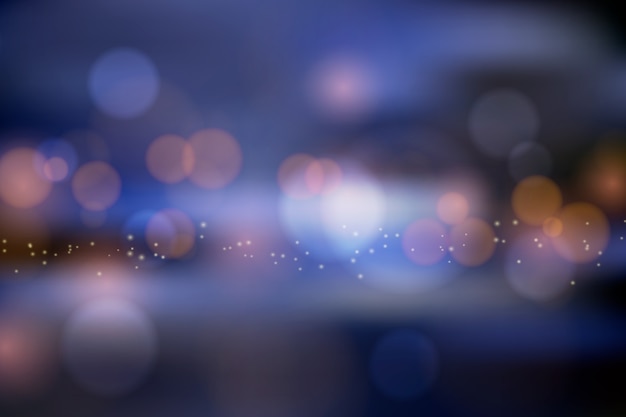 Fundo gradiente com efeito bokeh Vetor grátis