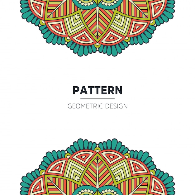 Fundo mandala Vetor grátis