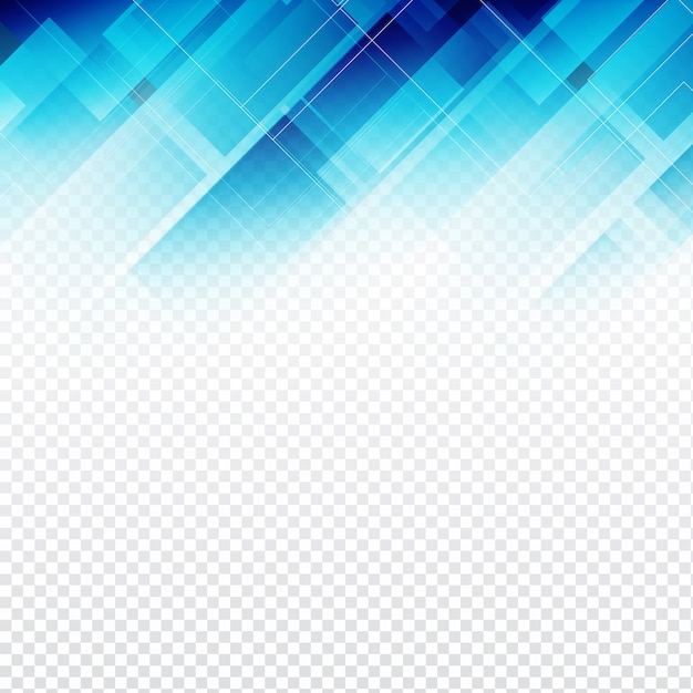 fundo poligonal azul transparente abstrato