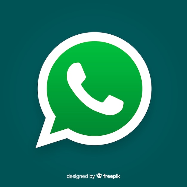 Ícone do design whatsapp Vetor Grátis