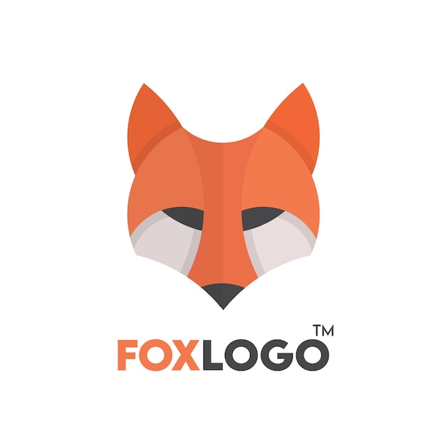 Ilustração Do Logotipo Da Fox Flat Vetor Premium 7909