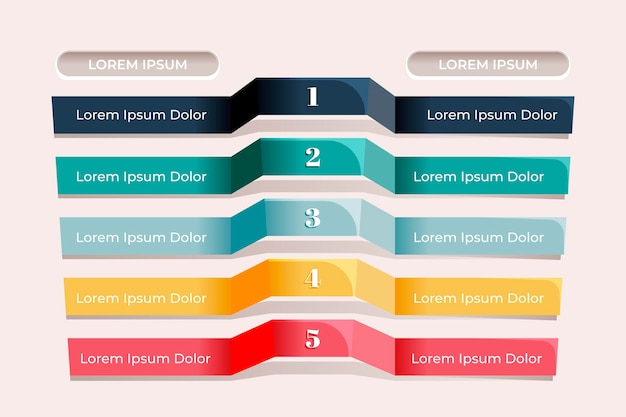 Infográfico De Gráfico De Comparação Vetor Premium 3183