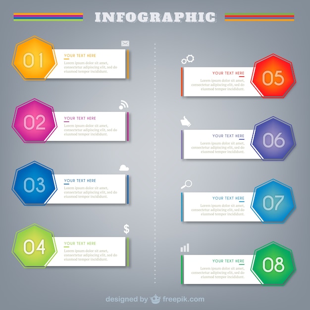 Infográfico Modelos Set | Baixar vetores Premium