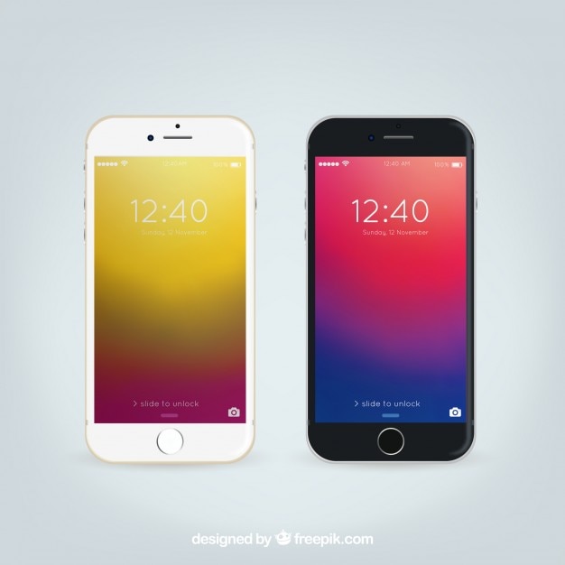 Iphone 6 mockup realista | Vetor Grátis