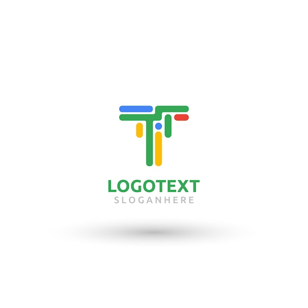 Logotipo Da Letra T Vetor Premium