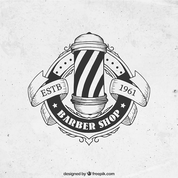 Download Free Logotipo Desenho Barbearia No Estilo Do Vintage Vetor Gratis Use our free logo maker to create a logo and build your brand. Put your logo on business cards, promotional products, or your website for brand visibility.