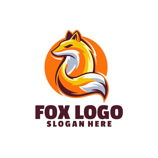Logotipo Do Mascote Da Fox Vetor Premium 5932