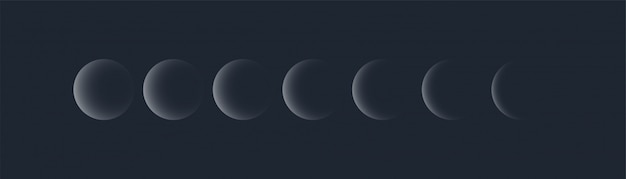 Lua eclipse lunar Vetor Premium