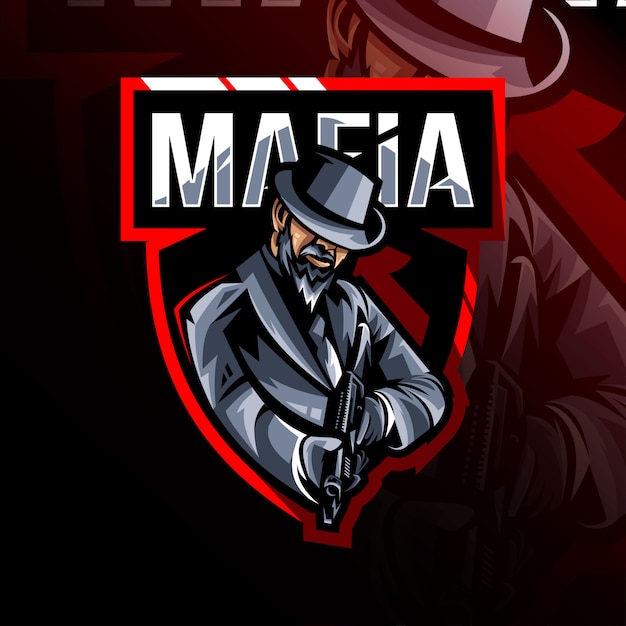 Mascote De Gangster Para Logotipo De Jogos Vetor Premium Images