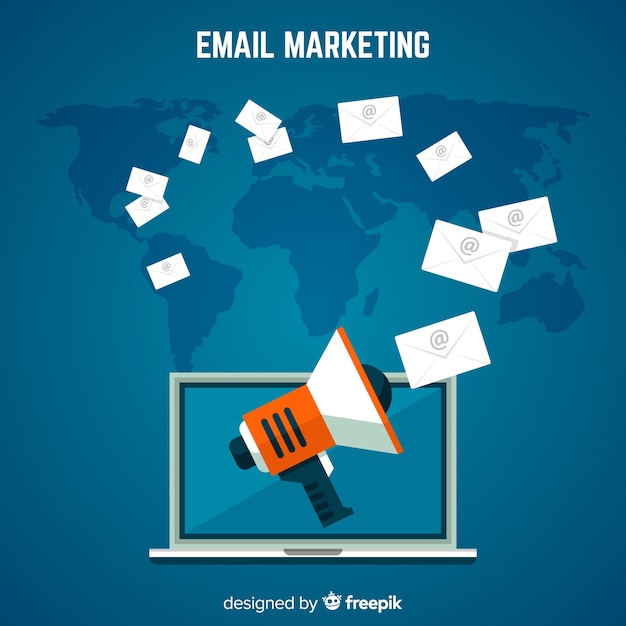 Marketing de email Vetor grátis