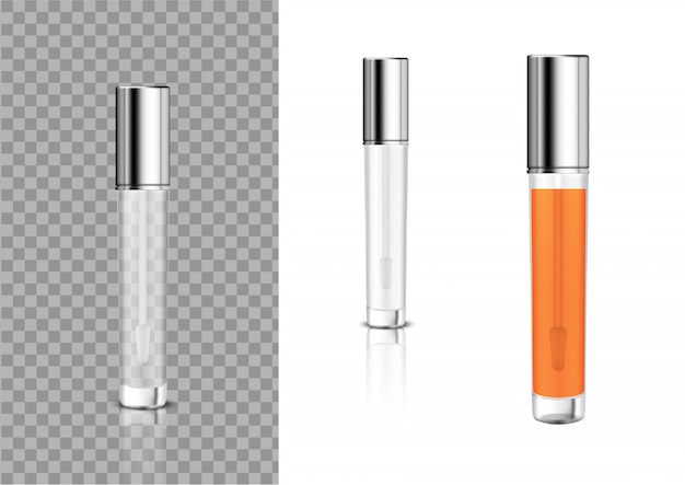 Download Mock up realistic cosméticos lip gloss bottle | Vetor Premium