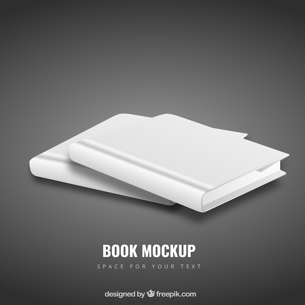 Mockup livro em branco | Vetor Grátis