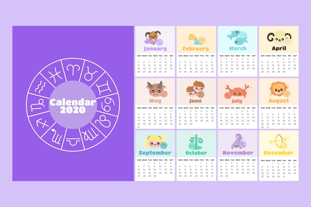 2020 astrological calendar