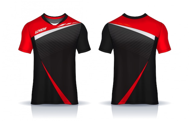 Download Modelo de design de esporte de t-shirt, camisa de futebol ...