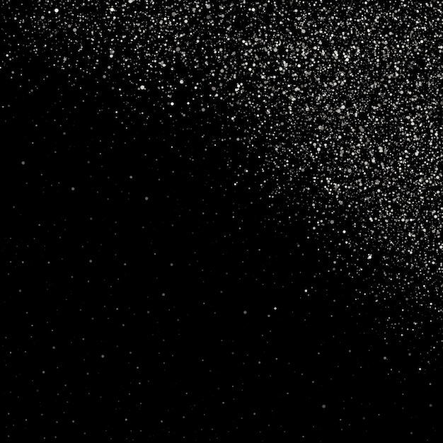 Neve caíndo. floco de neve abstrato queda de neve com neve Vetor Premium