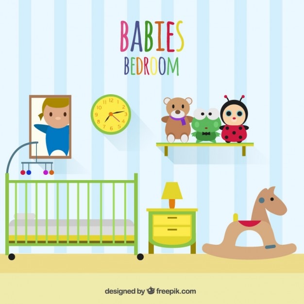 Os bebês quarto | Vetor Grátis