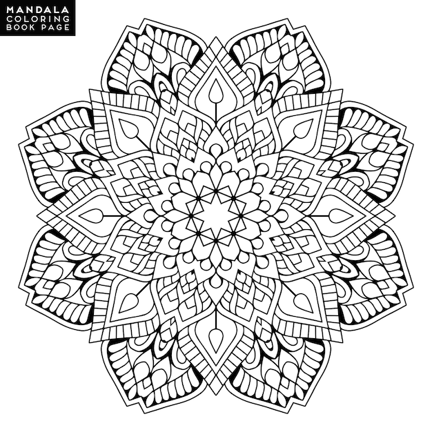 Outline Mandala Para Colorir Livro Ornamento Redondo Redondo Padrao De Terapia Anti Stress Weave Elemento De Design Logotipo Yoga Fundo Para Poster De Meditacao Forma De Flor Incomum Vetor Oriental Vetor Gratis O ocidente descobriu que desenhar e colorir mandalas nos ajuda a curar do estresse da vida cotidiana, do dia a dia, a fragmentação psíquica e espiritual, a manifestar a criatividade e a nos reconectar com. terapia anti stress weave elemento