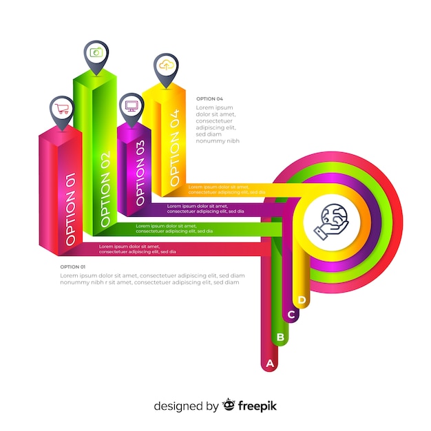 Pacote De Design Plano Colorido Infogr Fico Vetor Gr Tis