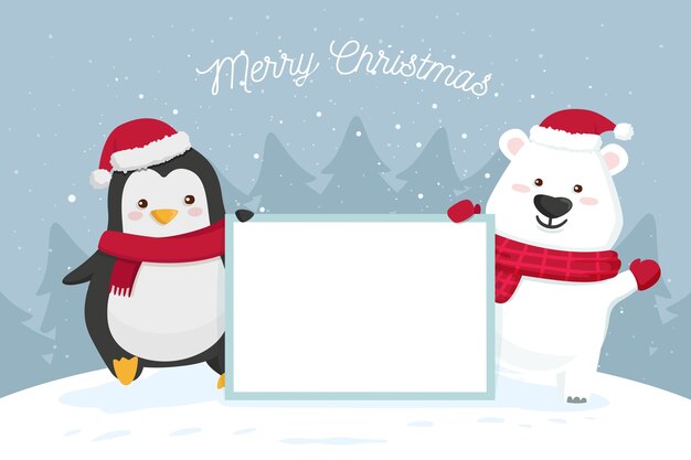 penguin christmas ensacark