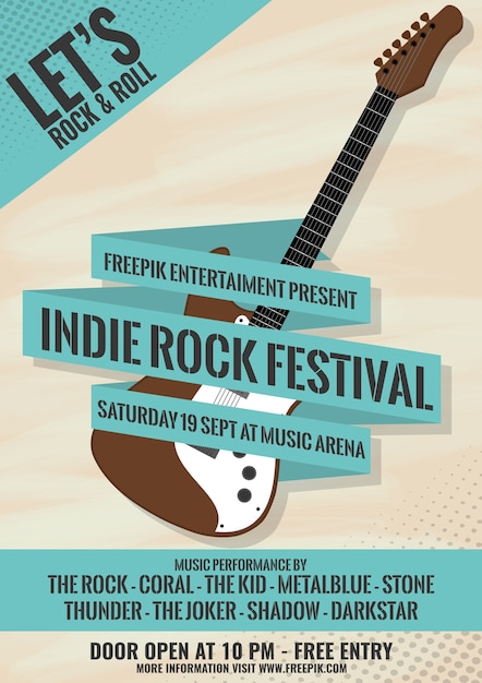 pix Posters Fotos Indie Kid Para Imprimir poster festival indie rock vetor gratis