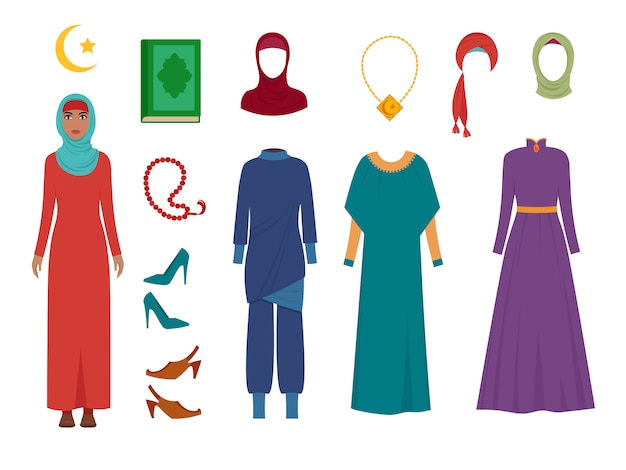 roupa arabe feminina tradicional