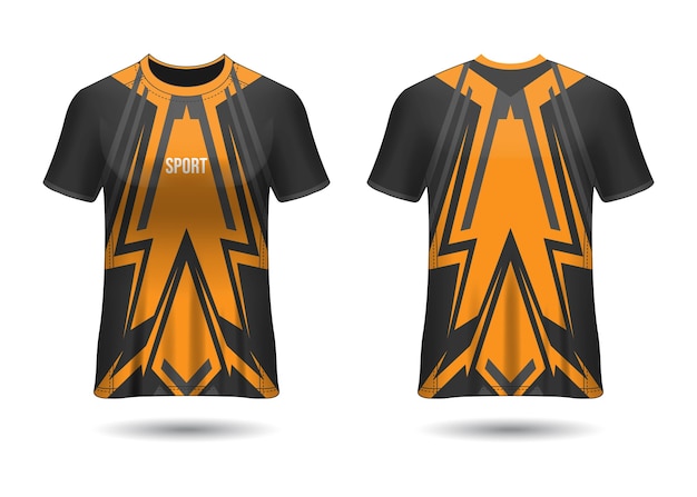 Download T-shirt sport jersey template design. | Vetor Premium