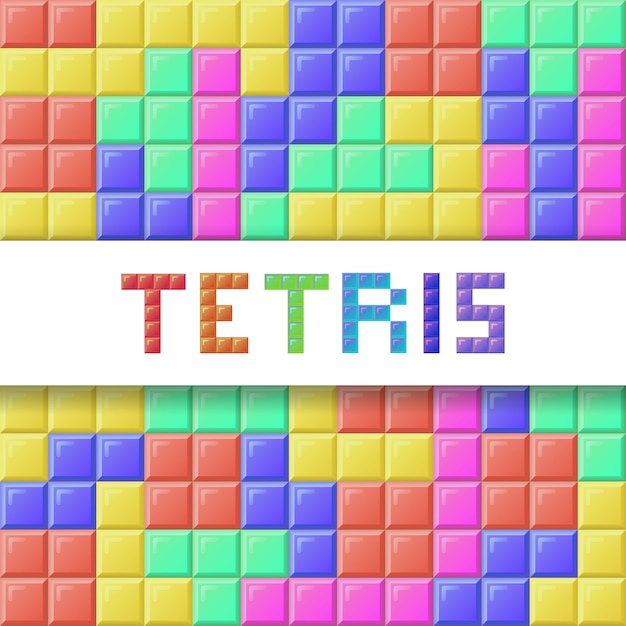 Tetris block | Vetor Premium