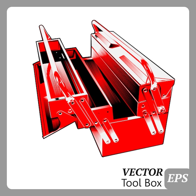 Uma Ilustração Vetorial Para Caixa De Ferramentas Vetor Premium 4830