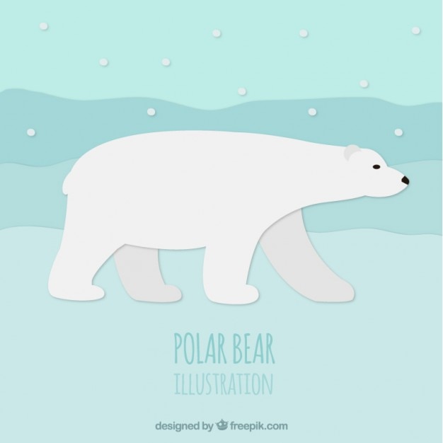 Urso Polar Vetor Grátis 