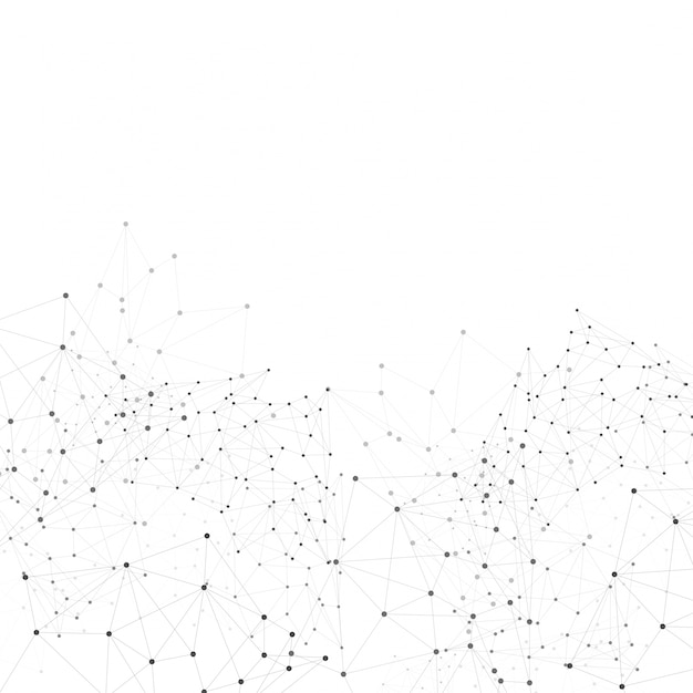 Vector background de rede triângulo de polígono abstrato. Vetor grátis