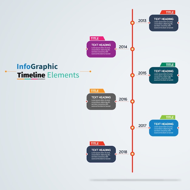 microsoft office verticle timeline template