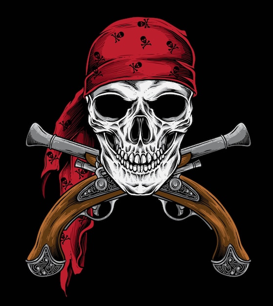 Vetor De Arma Pirata Vetor Premium