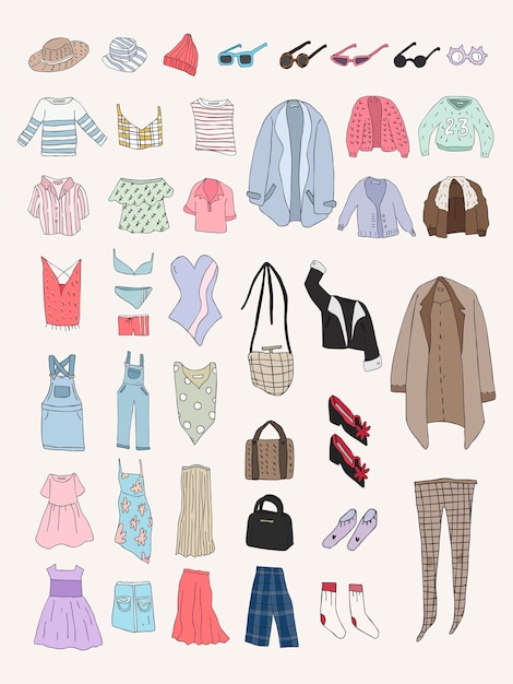 tipos de roupas
