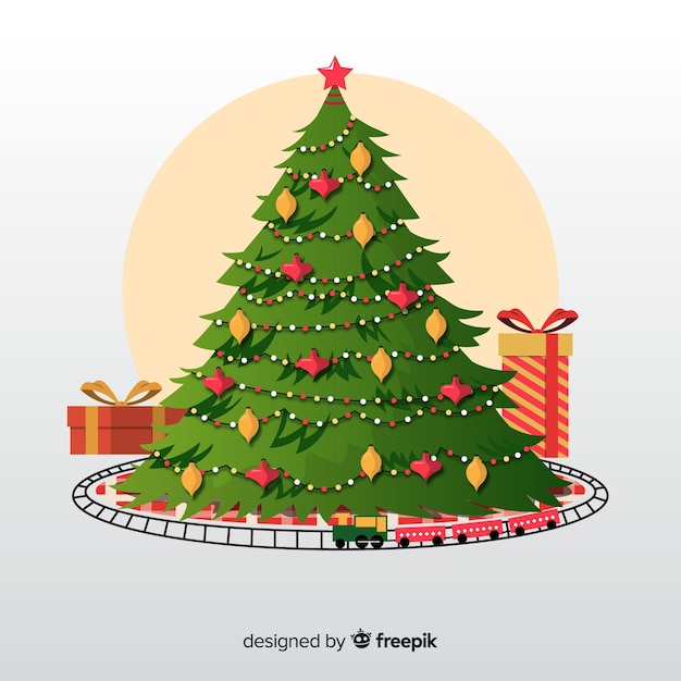Albero di natale Vettore gratuito