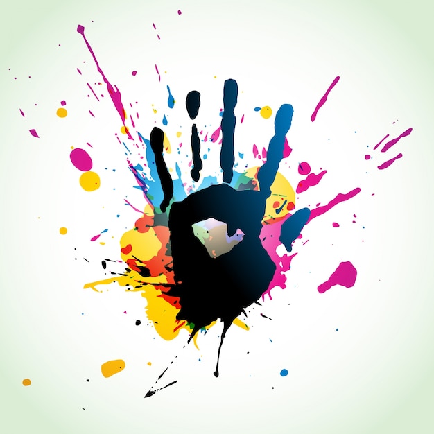 Astratto stile grunge eps10 arte vettoriale Vettore gratuito