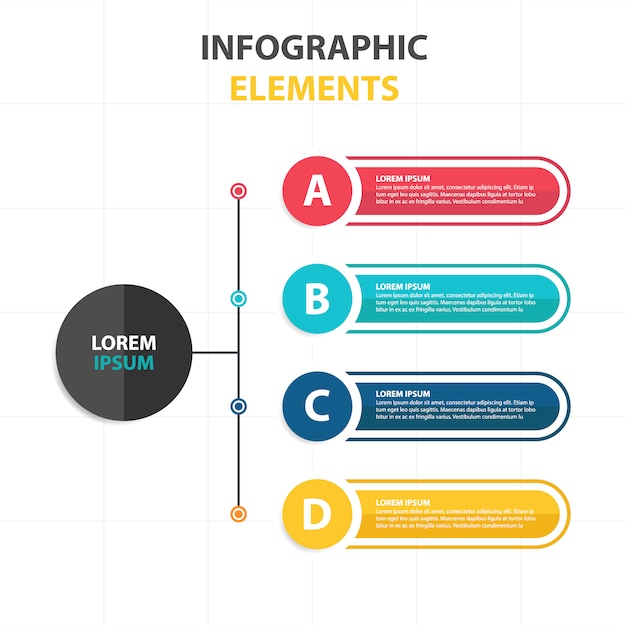 Download Colorato abstract business modello di infographic ...