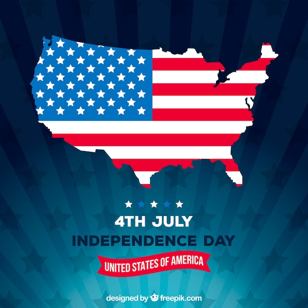 Giorno dell'indipendenza del 4 luglio sfondo in stile ...
