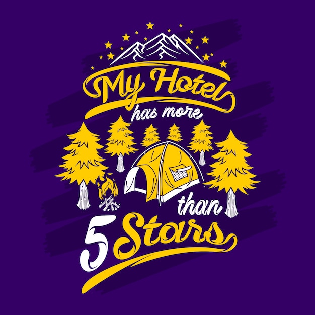 Il mio hotel ha più di 5 citazioni di stelle che dicono Vettore Premium