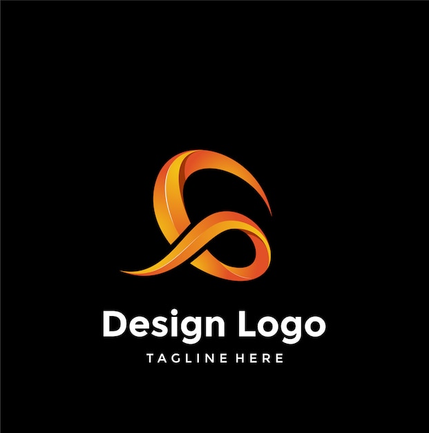 Logo g design Vettore Premium