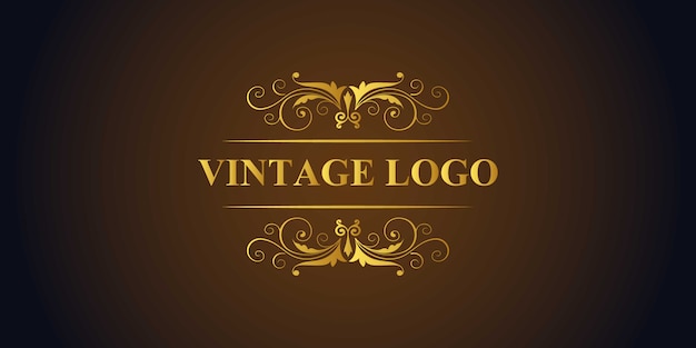 Logo vintage Vettore Premium