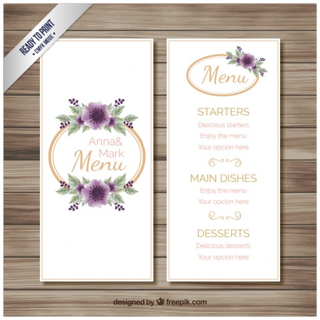 Modelli Menu Matrimonio Da Scaricare Bigwhitecloudrecs