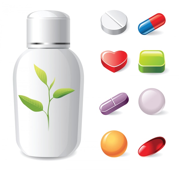 Set di icone mediche Vettore Premium