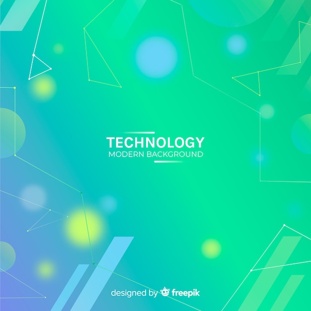 Sfondo del concetto di tecnologia Vettore gratuito