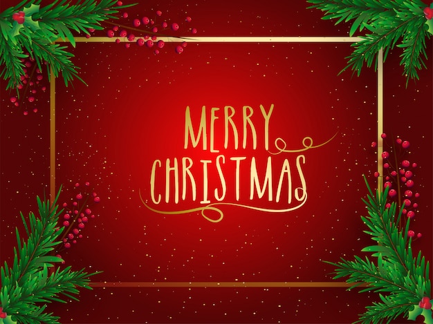 Sfondo di Natale allegro. Vettore Premium Sfondo di Natale allegro. Vettore Premium