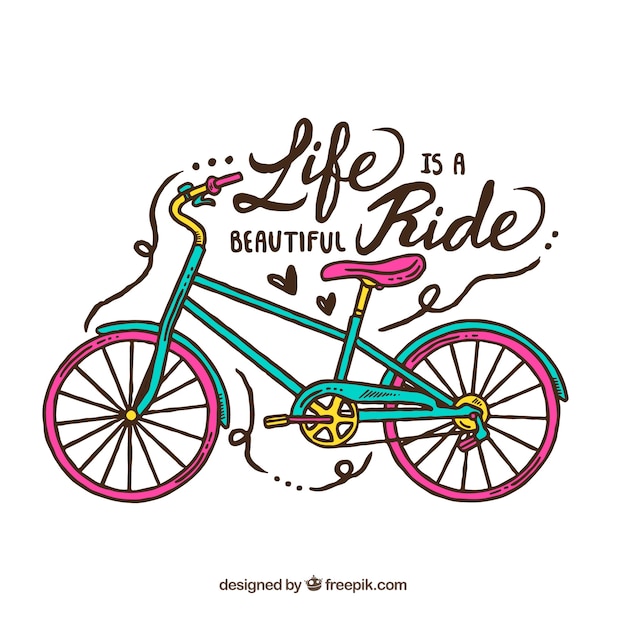 bicicletta colorata pinterest