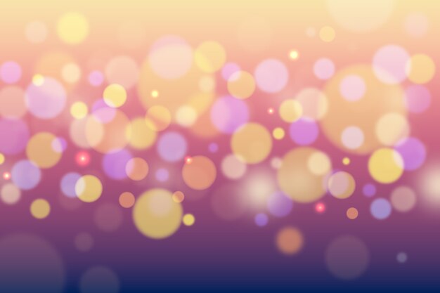 Sfondo sfumato effetto bokeh Vettore gratuito