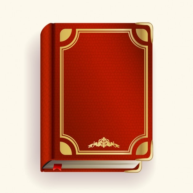 Download Vector libro rosso in pelle | Scaricare vettori gratis