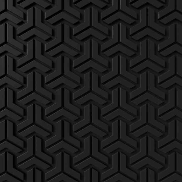 Abstracte achtergrond van moderne tegelmuur. 3d-weergave Premium Foto