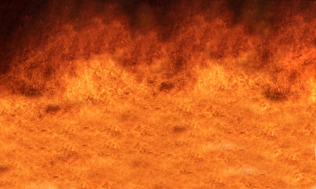 Blaze vlam achtergrond en textuur. Premium Foto